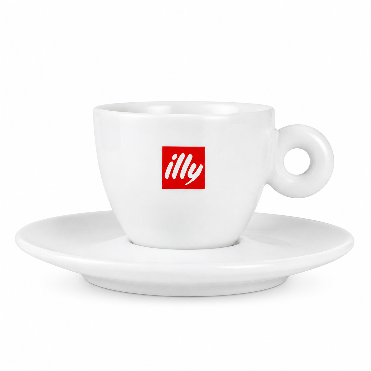 illy Logo Espressotassen 60ml 6 Ober - und Untertassen