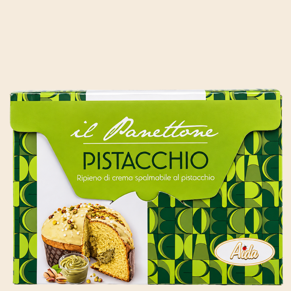 Aida Panettone Artigianale al Pistacchio di Sicilia 1100 g