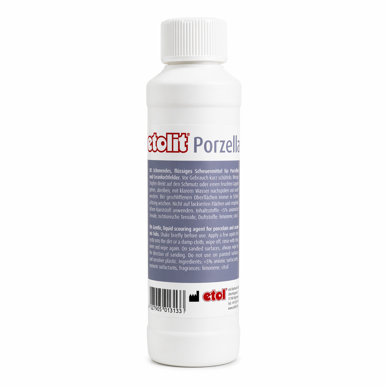 Etolit Porzellanreiniger flüssiges Scheuermittel 230ml