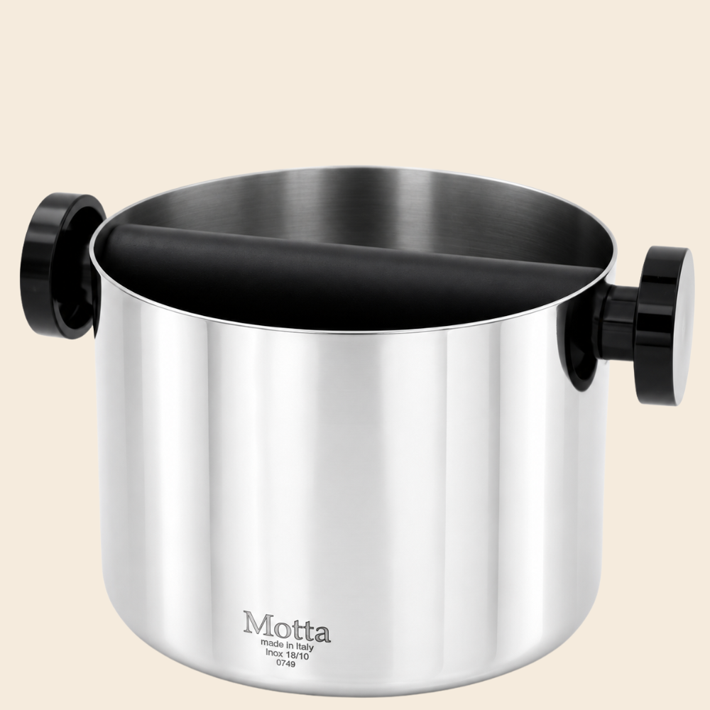 Motta kleine Ausklopfbox Edelstahl 127 mm