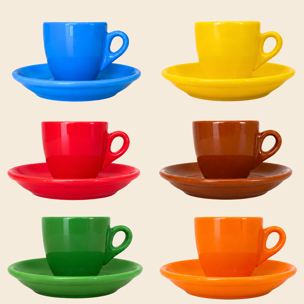 Nuova Point Espressotassen Palermo bunt in 6 Farben