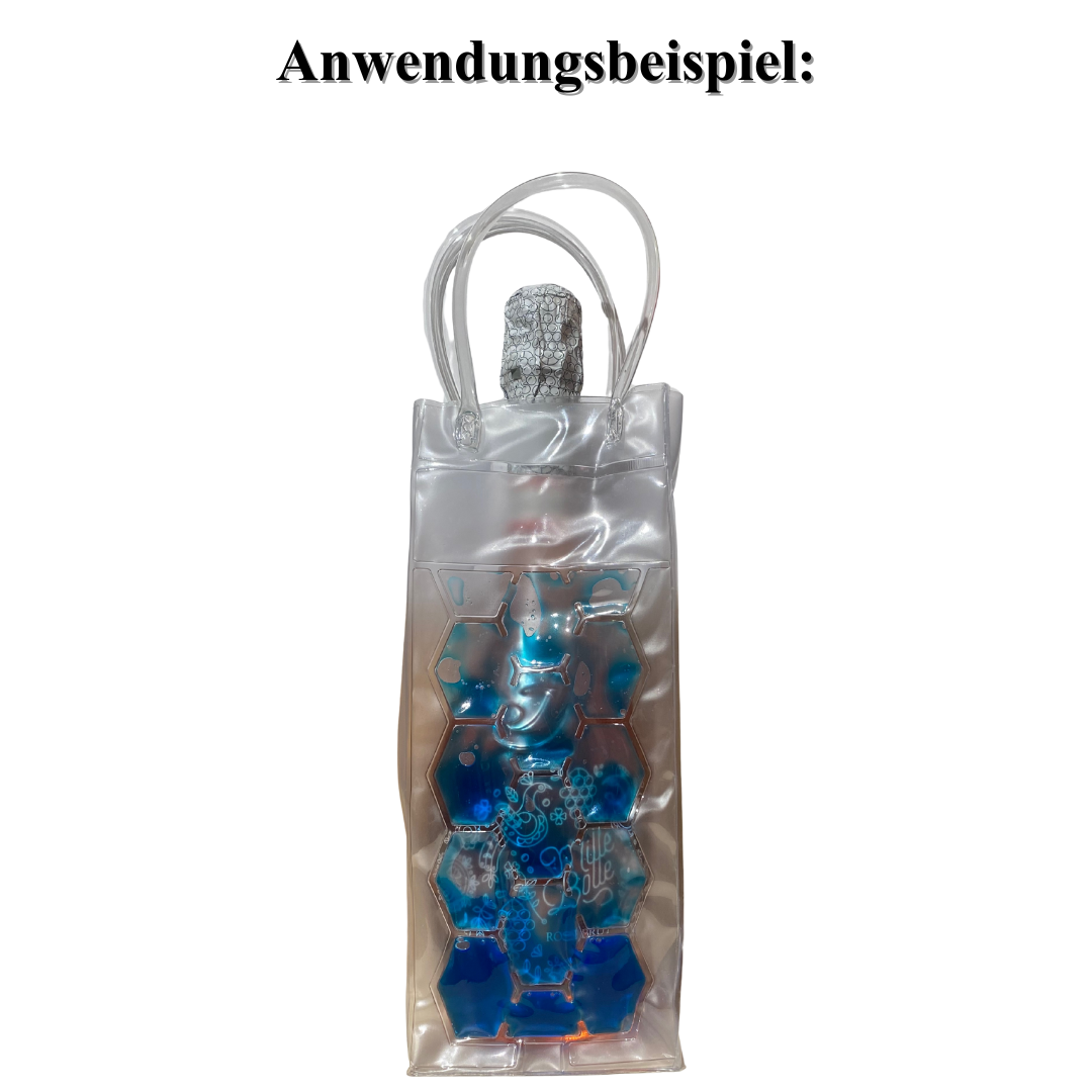 Forever EVA Flaschenkühler-Tasche mit Eisgel Azzurro