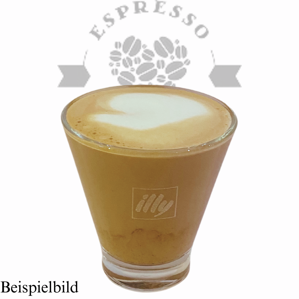 illy original Logo Marocchino und Espressoglas 6 Stück - 60ml