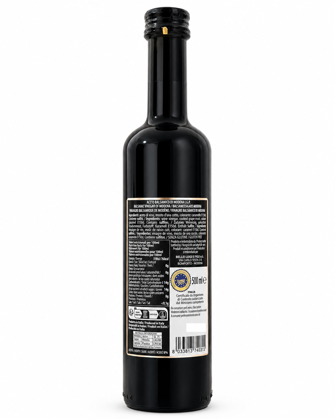 Bellei Villa Edda Aceto Balsamico di Modena IGP 500ml