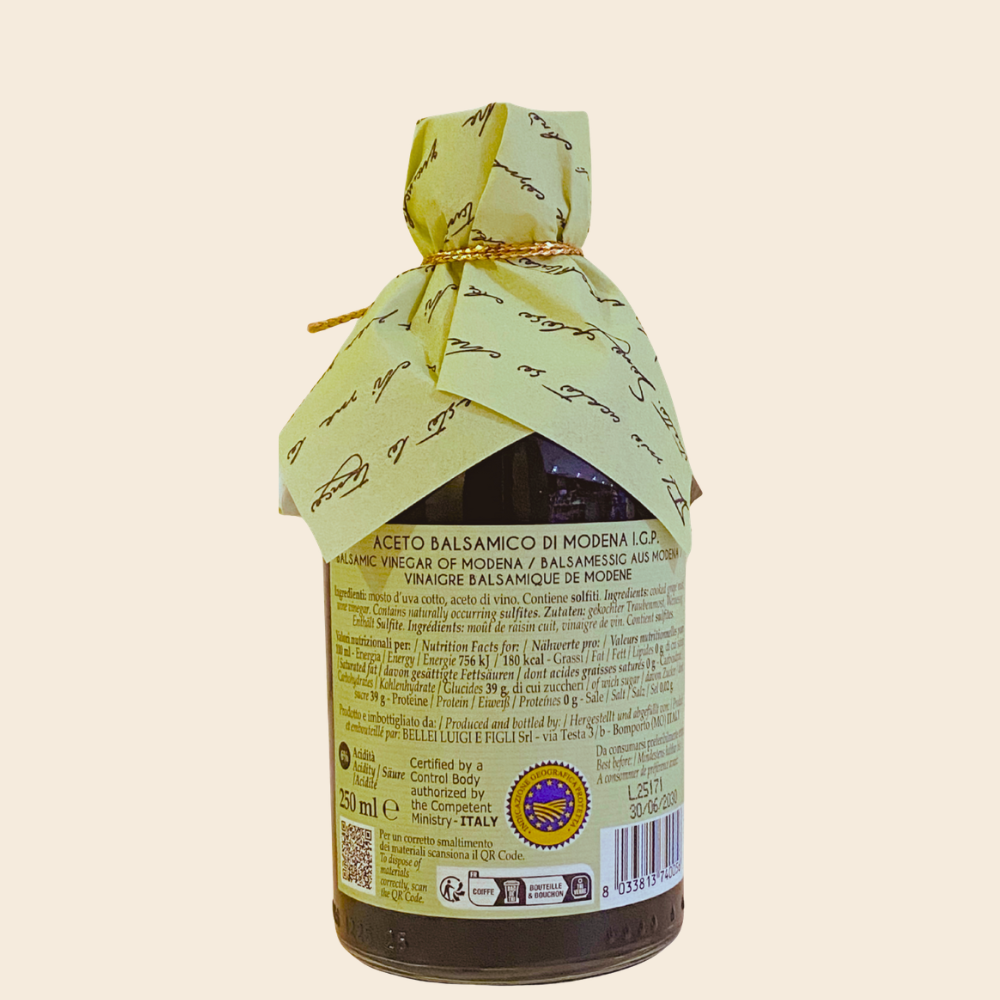 Bellei Precious Gift - Aceto Balsamico di Modena IGP 250ml