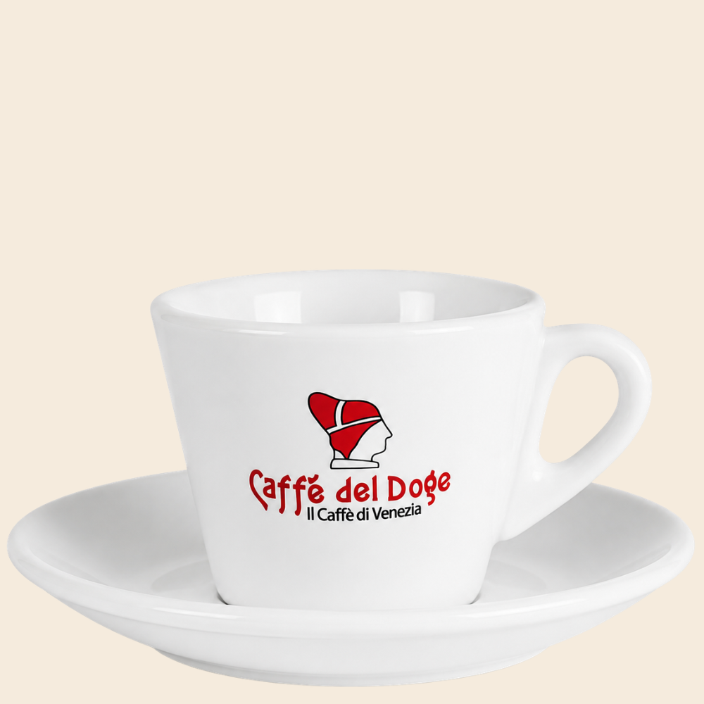 Caffè del Doge Rizzardini Espressotasse weiß - 6 Tassen