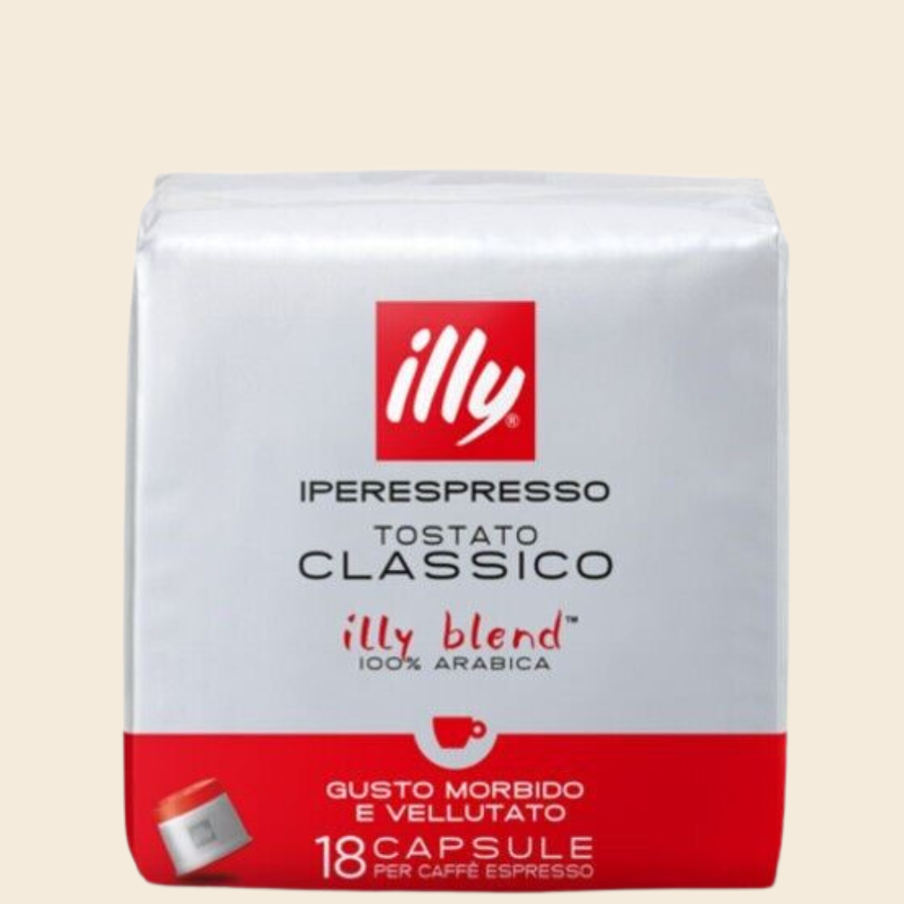 illy Iperespresso Kaffeekapseln classico normale Röstung 6 x 18 Stück