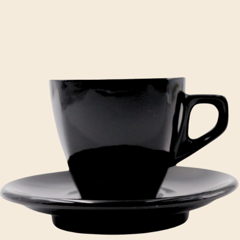 Nuova Point Kaffeetasse ASTI schwarz 170 ml