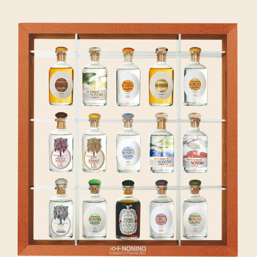 Antologia® Nonino Miniaturflaschen-Kollektion 15 Flaschen