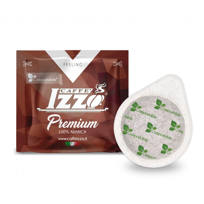 Izzo ESE Kaffeepads Premium 150 Stück 100 % Arabica