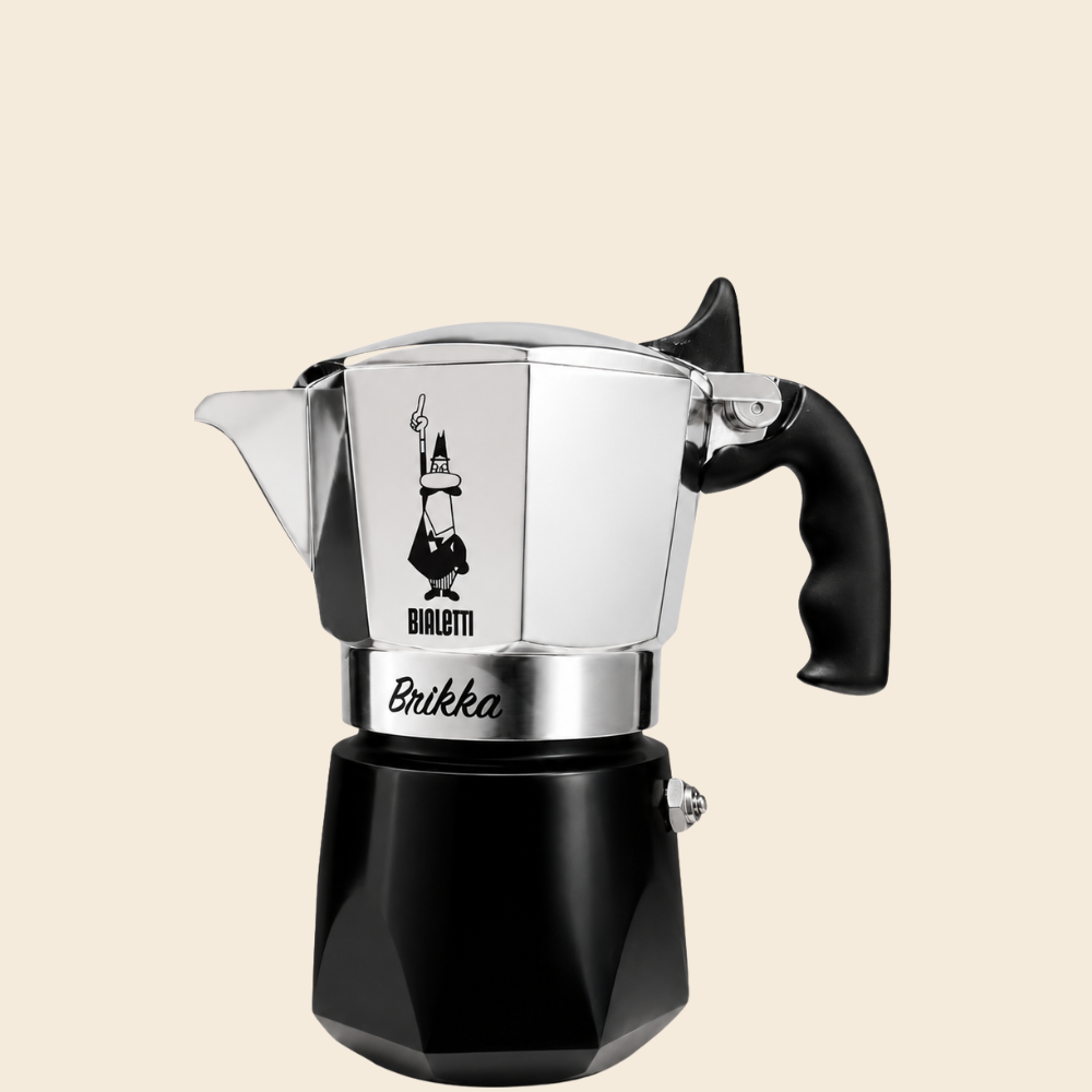 Bialetti Espressokocher Brikka Herdkanne für 2 oder 4 Espressotassen erhältlich