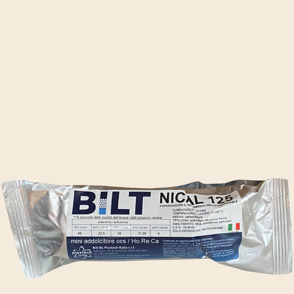 Bilt Nical 125 Wasserfilter Patrone für Espressomaschinen 1 Filter