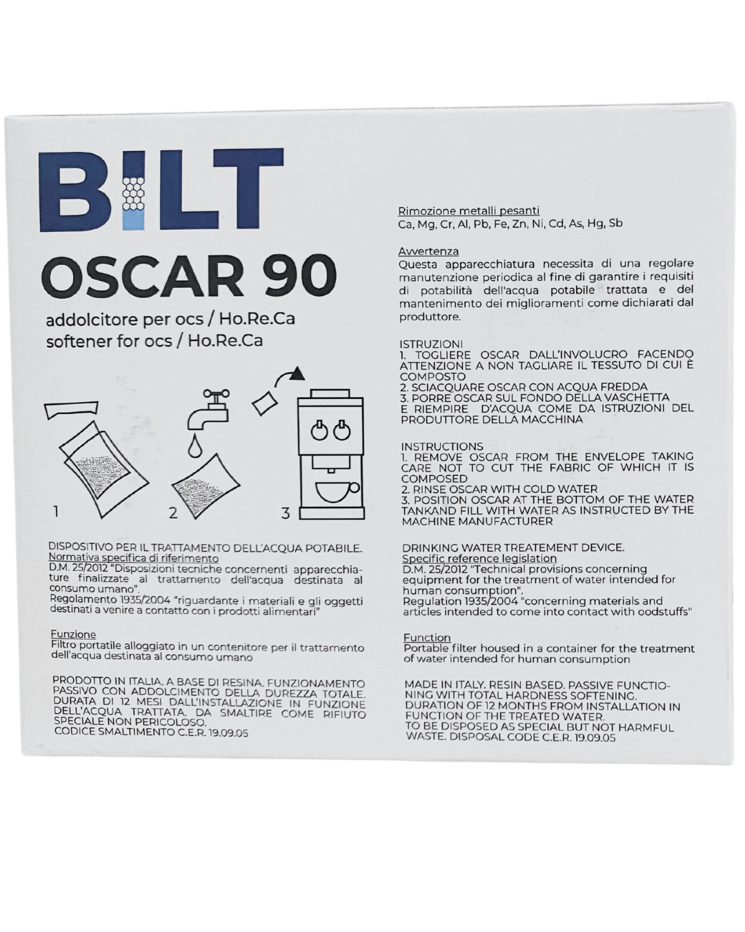 Bilt Oscar Wasserenthärter Kissen für OCS - 90K