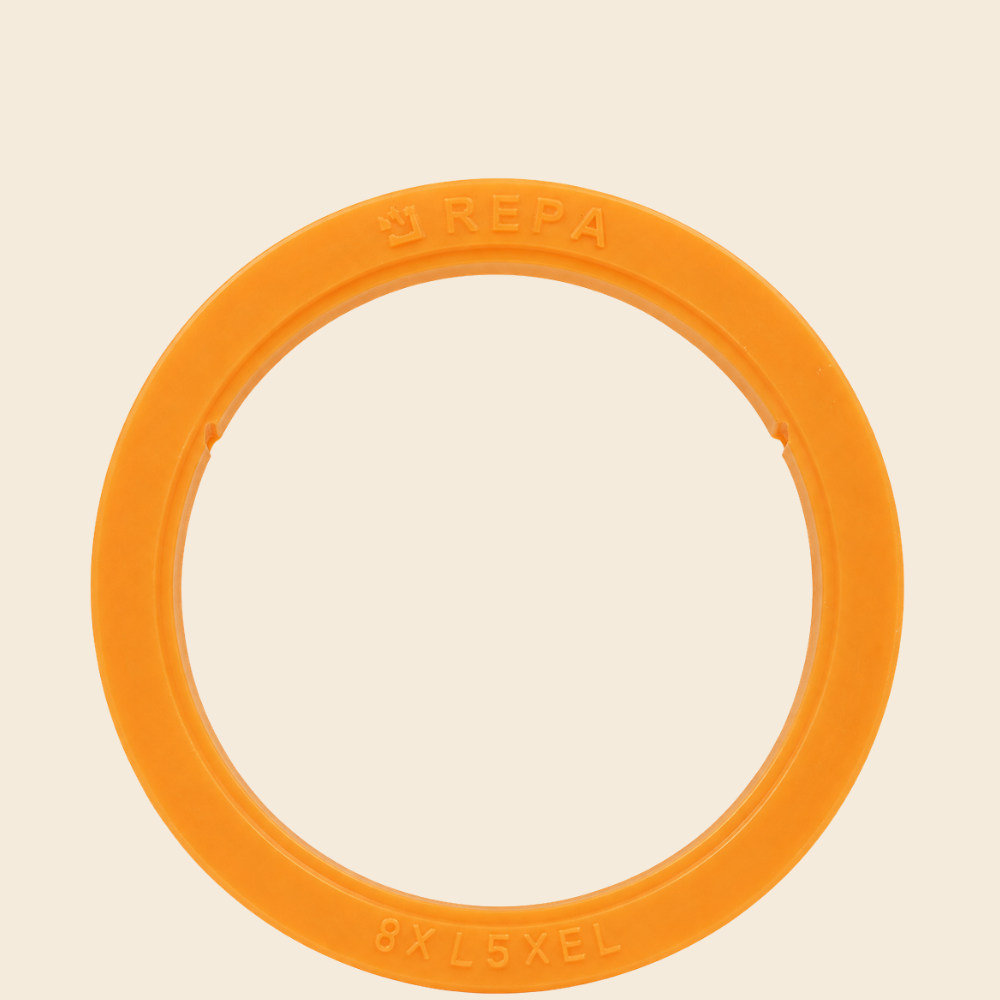 Siebträgerdichtung aus Silikon orange für E61 Brühgruppen 8mm stark
