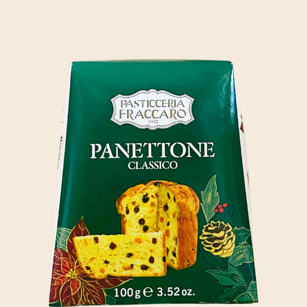 Fraccaro Panettone Classico mini 100g ideal zum Verschenken als Ergänzung im Präsentkorb