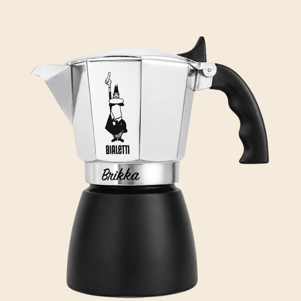 Bialetti Espressokocher Brikka Herdkanne 4 Tassen