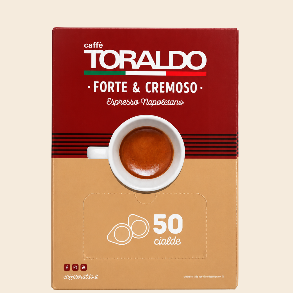 Caffè Toraldo Forte & Cremoso E.S.E. Pads 44 mm, 50 St. je 7,2g