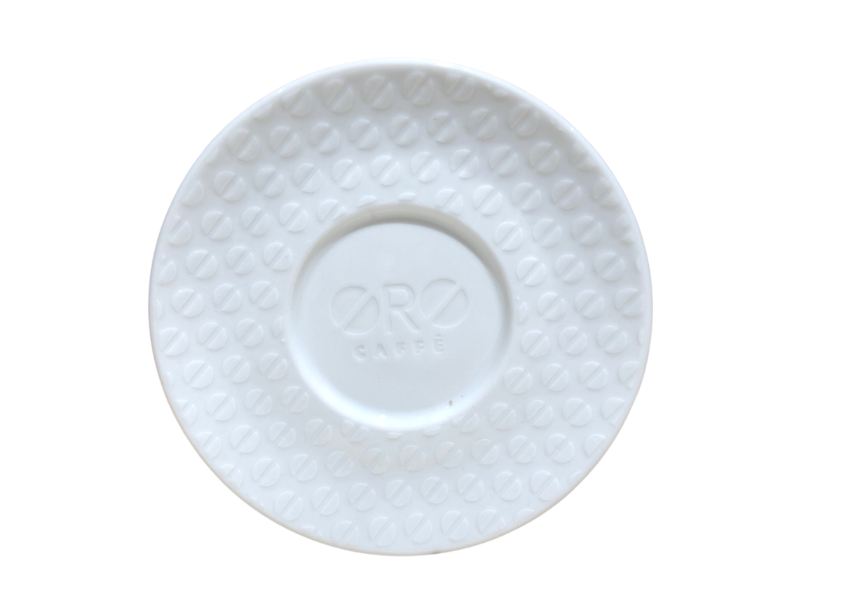 ORO Caffè Logo Cappuccinotasse mit Untertasse - 6 Tassen