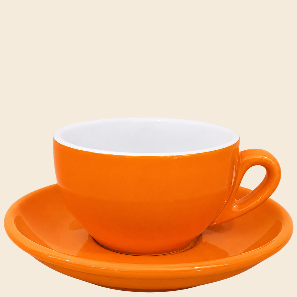 Nuova Point Palermo Cappuccinotassen Orange 200 ml 6er Set