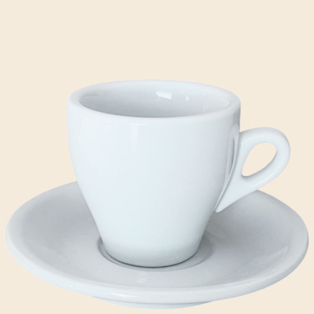 Nuova Point Milano Kaffeetassen weiß 160 ml 6 Stück