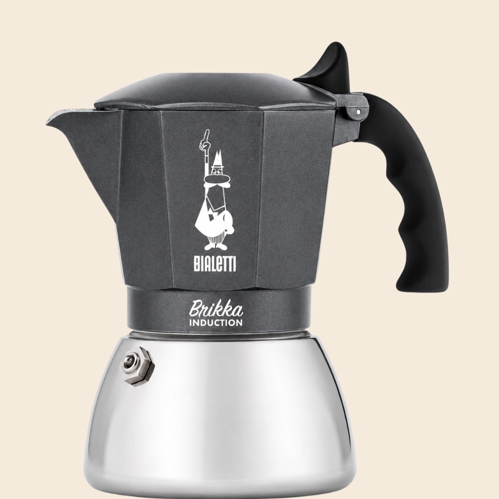 Bialetti Brikka Induktion Herdkanne 4 Tassen