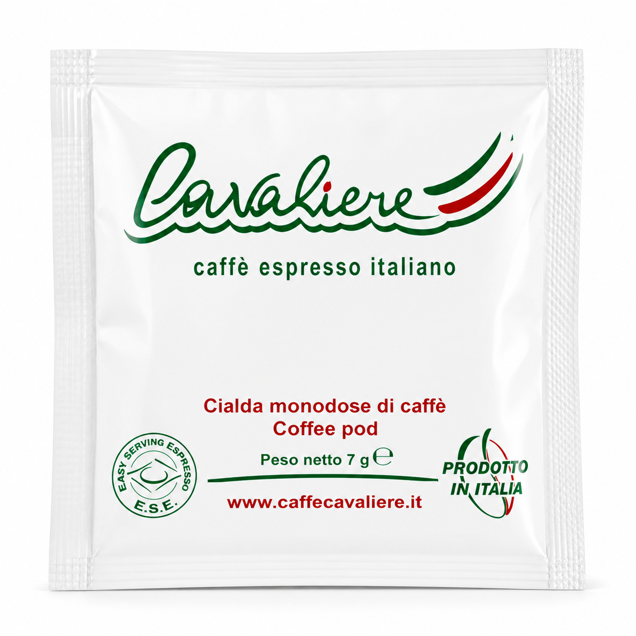 Caffè Cavaliere 150 ESE Pads je 7g - 50% Arabica, 50% Robusta