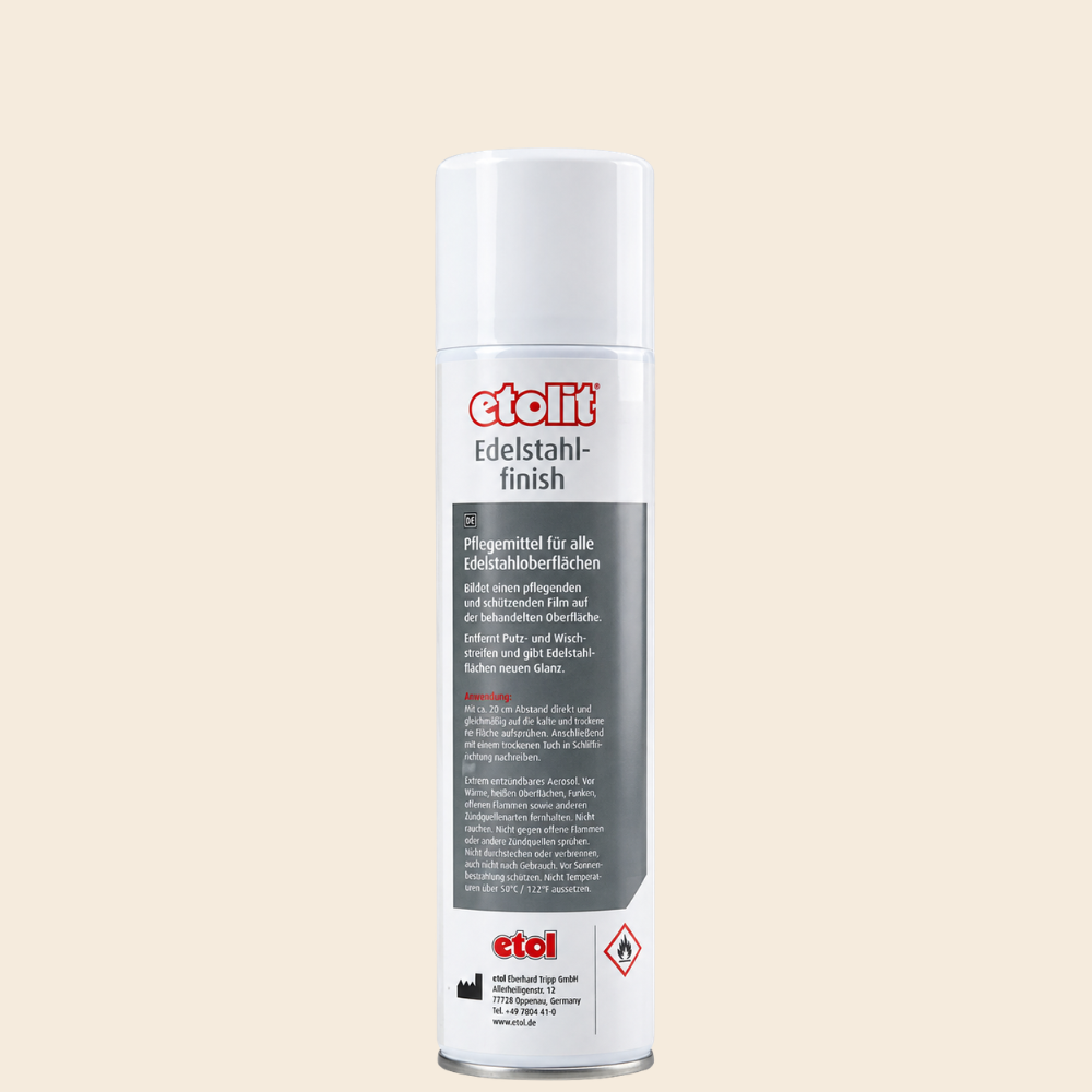 Etolit Edelstahlfinish in praktischer Sprühdose 400ml