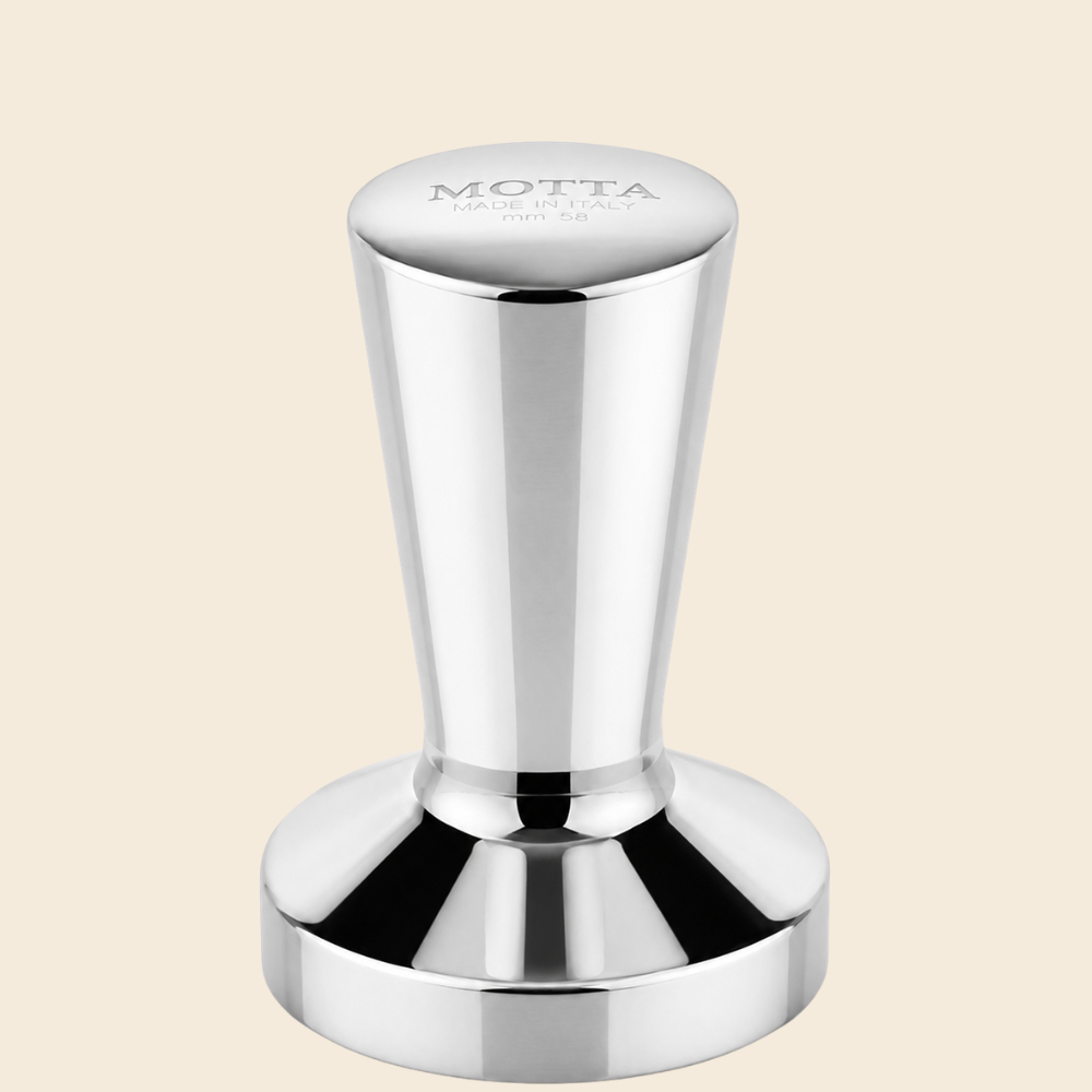 Motta Tamper Aluminium poliert plan 53 & 57 mm