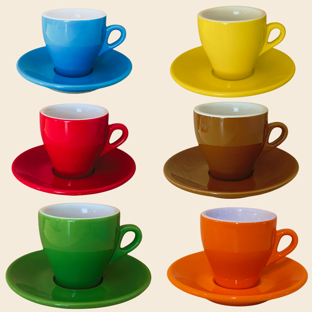 Nuova Point Milano Kaffeetassen bunt 160 ml 6 Stück