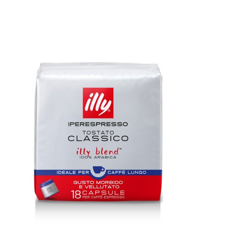 illy Iperespresso Kaffeekapseln classico als Lungo 6 x 18 Stück