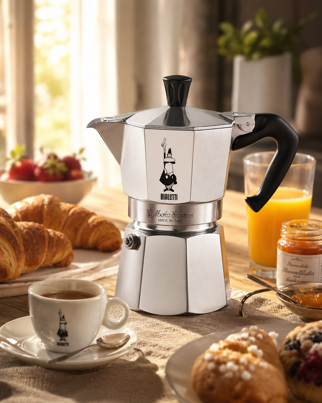 Bialetti Moka Express Herdkanne ver. Größen