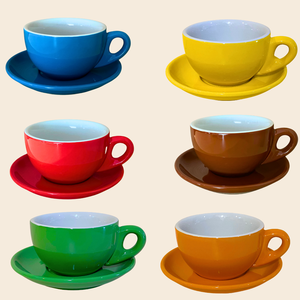 Nuova Point Palermo Caffè Lattetassen bunt in 6 Farben