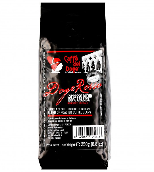 Caffè del Doge Rosso 100% Arabica ganze Bohnen 250 g