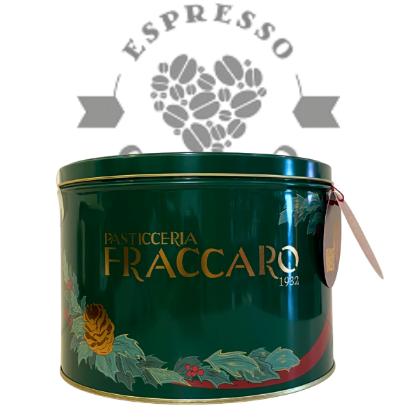 Fraccaro Weihnachtskuchen Panettone Classico 1000g in der Weihnachtsdose