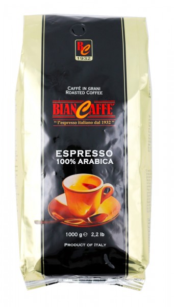 Biancaffe Espressobar 100 % Arabica ganze Bohnen
