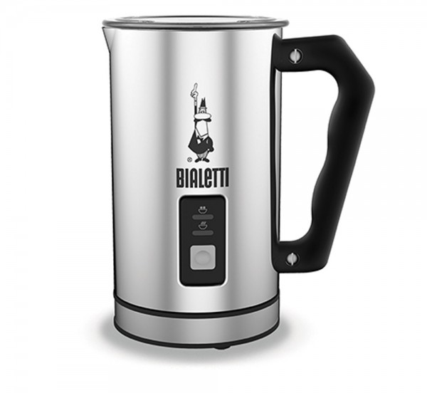 Bialetti Milk Frother elektrischer Milchaufschäumer MK01 Edelstahl