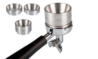 Motta Dosier Trichter, Funnel aus Aluminium 53 mm und 58 mm stapelbar Motta Dosier Trichter, Funnel aus Aluminium 53 mm und 58 mm stapelbar