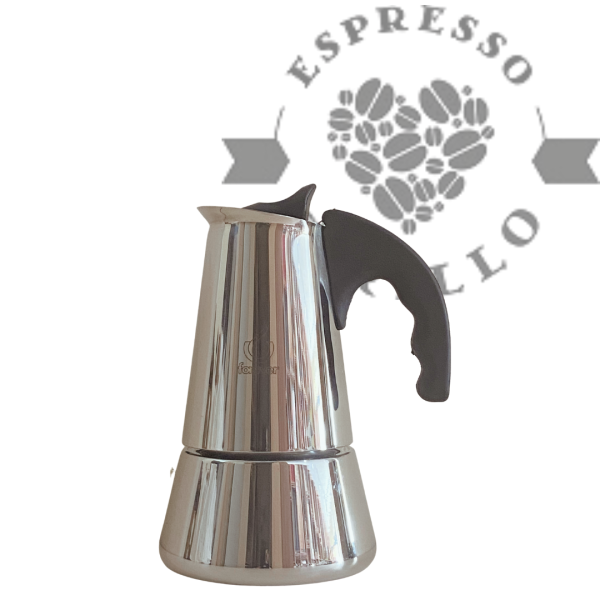 Forever Miss CONNY Edelstahl Espressokocher Induktion 4 Tassen