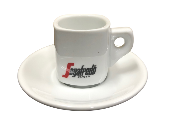Segafredo Logo Espressotasse mit Untersasse