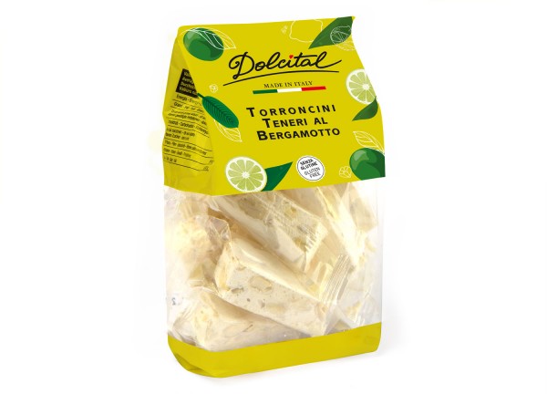Dolcital weiche Torroncini mit Bergamotte