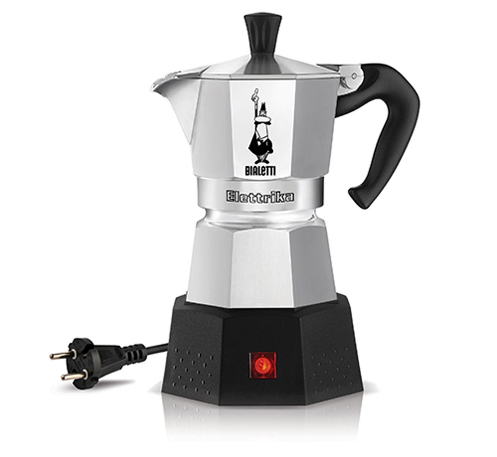 Bialetti elektrischer Espressokocher Moka Elettrika aus Aluminium