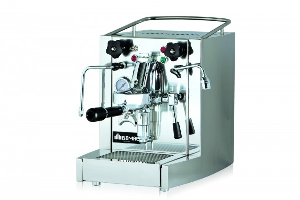 Isomac Millenium Siebträger Kaffeemaschine eingruppig Edelstahl