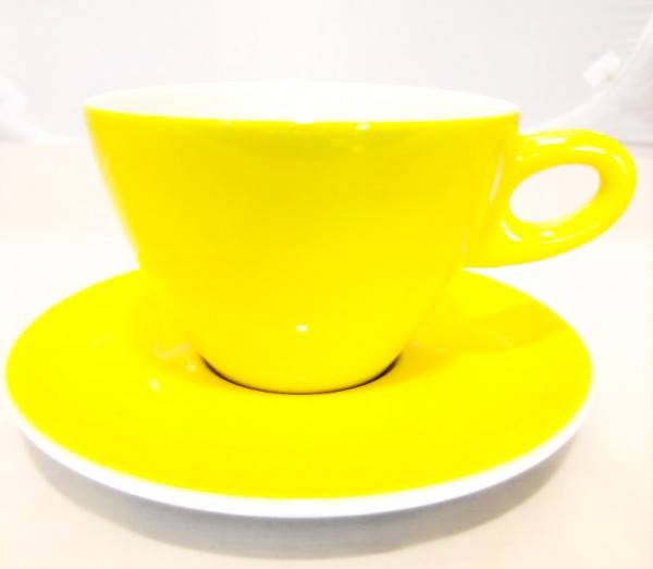 Walküre Lattetasse gelb 280 ml