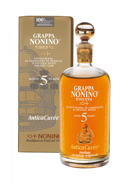 Nonino Riserva Antica Cuvée® Aged 5 Years in Barriques und kleinen Fässern 43 % Vol. Alk