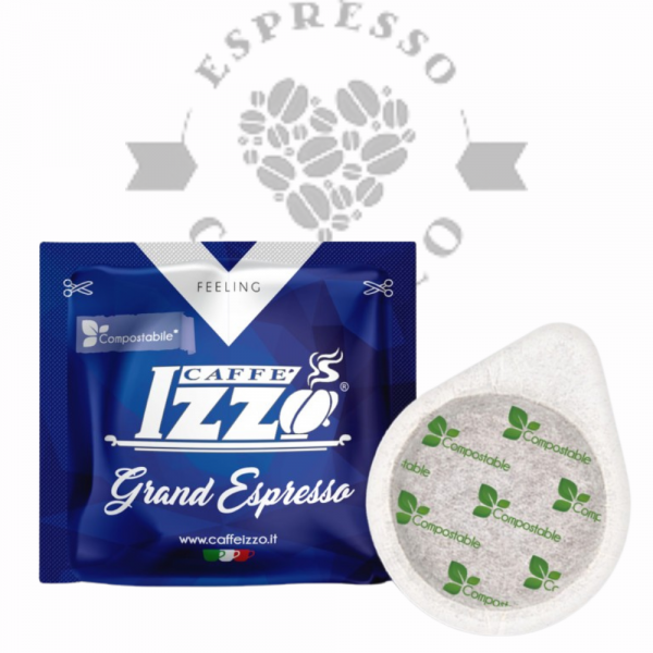Izzo ESE Kaffeepads Grandespresso 150 Stück 95 % Arabica, 5 % Robusta