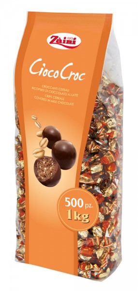 Zaini Ciococroc, knusprige Cerealien umhüllt mit Vollmilchschokolade 1000g