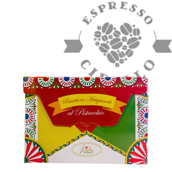 Aida Panettone Artigianale al Pistacchio di Sicilia 1100g – Handwerklicher Panettone mit Pistazien