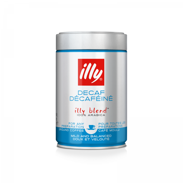 illy Blend DECAF gemahlen ohne Koffein, koffeinfrei