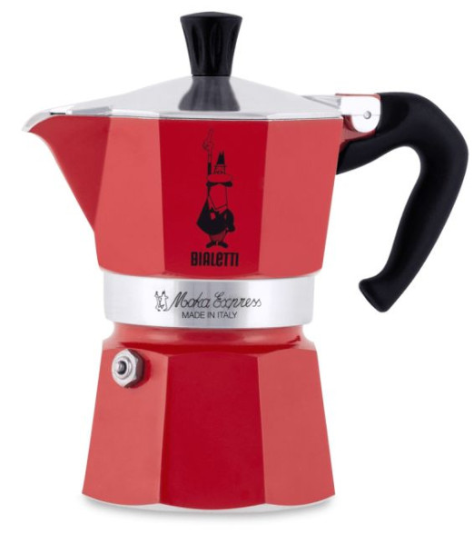Bialetti Espressokocher Moka Express rot