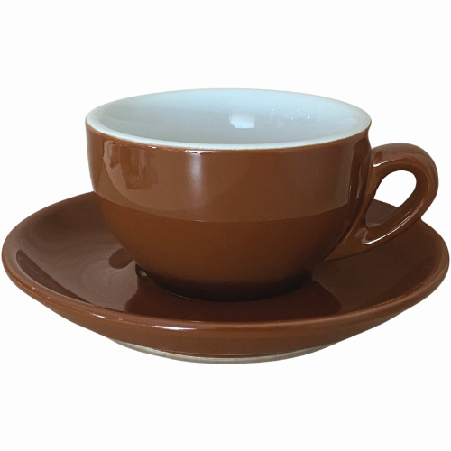 Nuova Point dickwandige Cappuccinotasse PALERMO braun 200 ml
